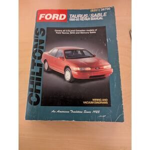♥️Chilton Ford Taurus/Sable 86-95 Manual